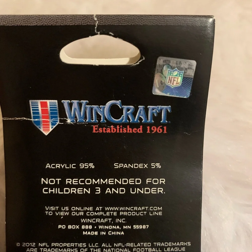 WinCraft 95% acrylic Spirit Fingerz blue NY Giants lightweight knit gloves NWT